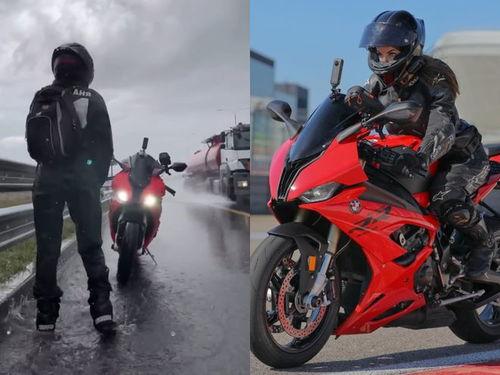 摩托车女骑网红吃瓜,揭秘网络红人的真实生活